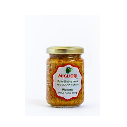 PATE' OLIVA ASCOLANA TENERA PICCANTE 140g-PV