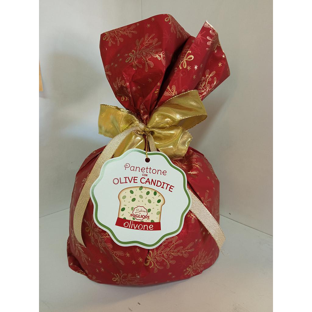 OLIVONE: PANETTONE OLIVE CANDITE 1kg