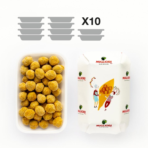[4002] PACCO AMICIZIA 10X1Kg OLIVA ALL'ASCOLANA